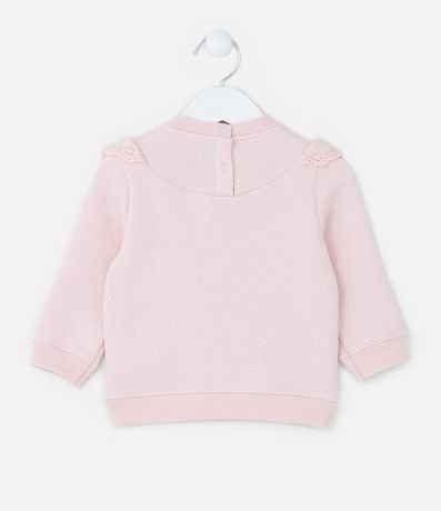 Buzo Infantil Calentito con Volado Broderie - Talle 0 a 18 meses 2