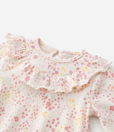 Body Infantil con Textura y Volados - Talle 0 a 18 meses 7