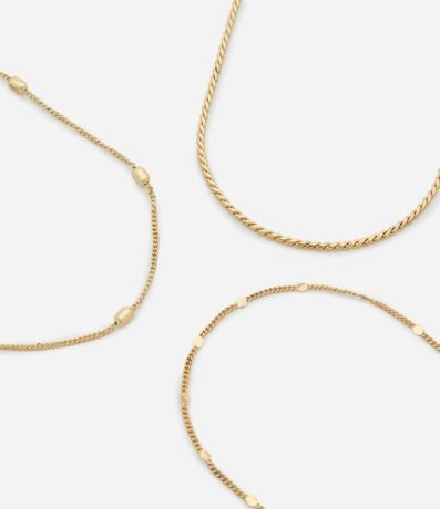 Conjunto Collares en 03 Capas con Modelos Diversos 2