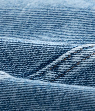 Campera Corta Infantil en Jean con Brillos Aplicados - Talle 5 a 14 años 3