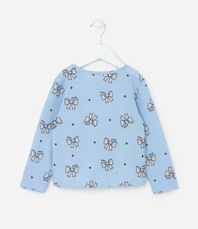 Blusa Infantil con Estampa de Moñas - Talle 1 a 6 años 2
