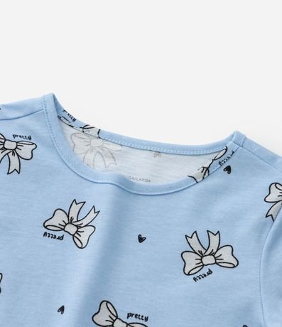 Blusa Infantil con Estampa de Moñas - Talle 1 a 6 años 4