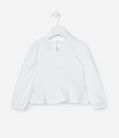 Blusa Infantil Texturizada con Lacitos Contrastantes - Talle 1 a 6 años 2