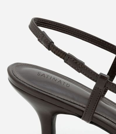 Zapato Tacones en PU con 2 Tiras Formato en V 4