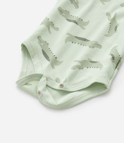 Body Infantil con Estampa Caimán - Talle 0 a 24 meses 5