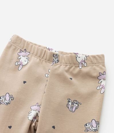 Pantalón Infantil con Estampa Conejita  Bailarina - Talle 1 a 6 años 4