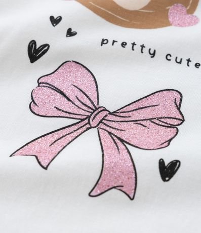 Blusa Infantil con Estampa Animalitos con Brillo - Talle 1 a 6 años 4