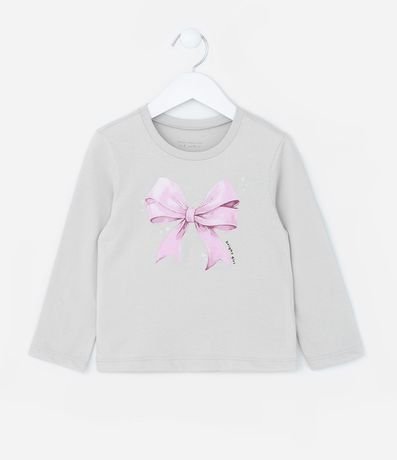 Blusa Infantil con Estampa Moña - Talle 1 a 6 años