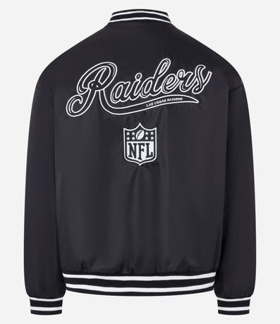 Campera Bomber en Poliamida con Estampa Lettering NFL 9