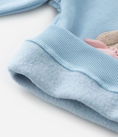 Conjunto Infantil con Volados y Bordado Osita - Talle 1 a 6 años 5