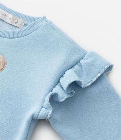 Conjunto Infantil con Volados y Bordado Osita - Talle 1 a 6 años 6