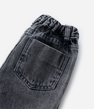 Pantalón Wide Leg Infantil en Jeans con Bolsillos Cargo - Talle 1 a 6 años 4