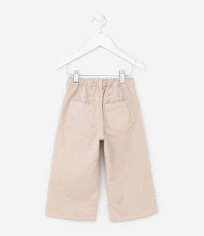 Pantalón Wide Leg Infantil con Bordado na bajo - Talle 1 a 6 años 2