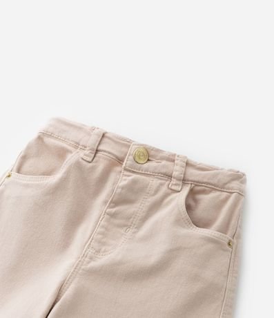 Pantalón Wide Leg Infantil con Bordado na bajo - Talle 1 a 6 años 5