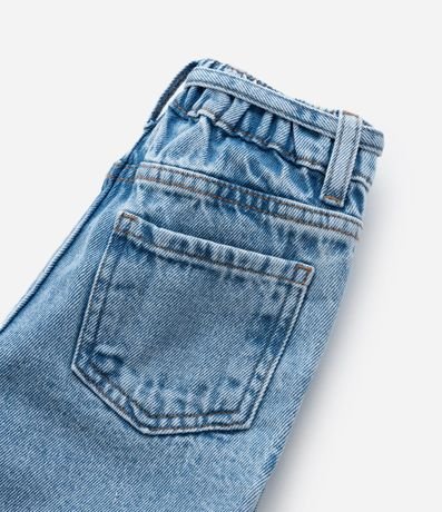 Pantalón Mom Infantil en Jeans con Lazo en la Cintura - Talle 1 a 6 años 4