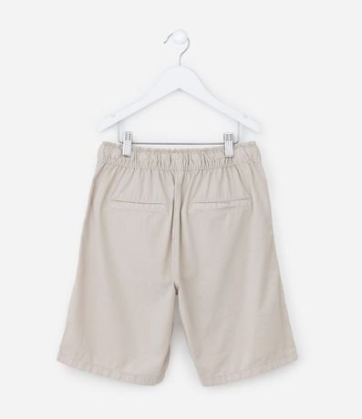 Bermuda Infantil en Sarga con Lazo - Talle 5 a 14 años 2