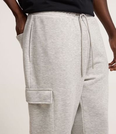 Pantalón Baggy en Algodón con Bolsillo Cargo 4