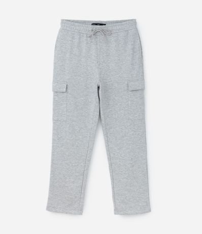 Pantalón Baggy en Algodón con Bolsillo Cargo 5