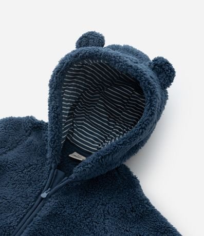 Mono Infantil en Fleece con Capucha y Orejitas - Talle RN a 18 meses 7
