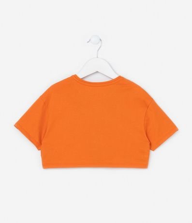 Remera Cropped Infantil con Estampa Divertidamente - Talle 2 a 10 años 4