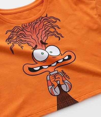 Remera Cropped Infantil con Estampa Divertidamente - Talle 2 a 10 años 4