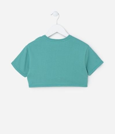 Remera Cropped Infantil con Estampa Divertidamente - Talle 2 a 10 años 2