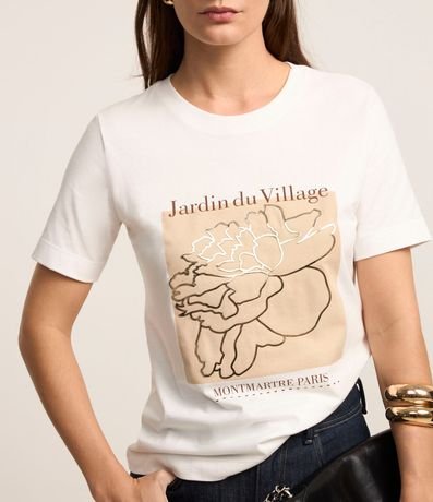 Remera Manga corta Estampa Jardin Du Village 5
