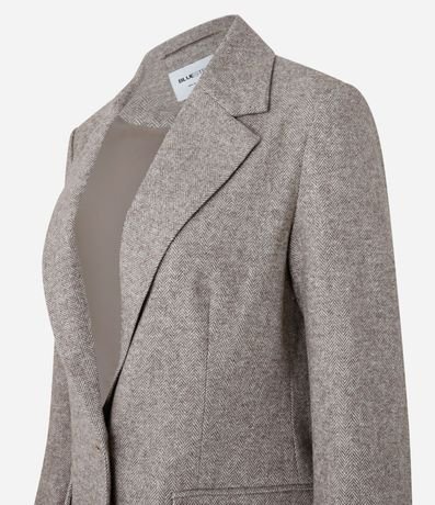 Blazer Oversized en Sastrería con Textura y Bolsillos con Solapa 5