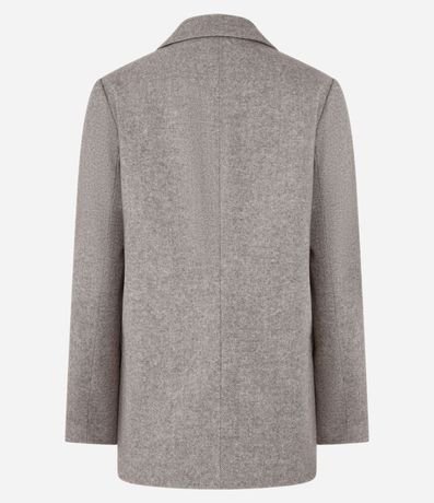 Blazer Oversized en Sastrería con Textura y Bolsillos con Solapa 6