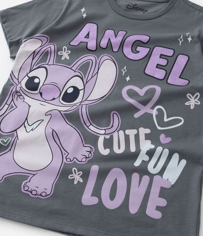 Remera Infantil con Estampa de Angel con Brillos - Talle 5 a 14 años 3