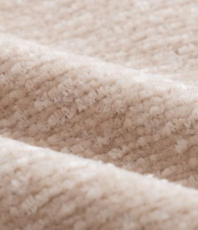 Suéter Infantil en Chenille con Bordado de Flores - Talle 5 a 14 años 3