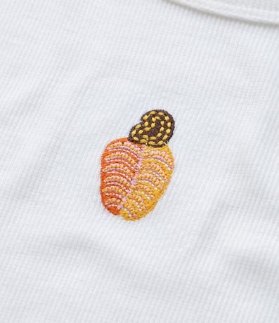 Blusa Musculosa Cropped con Bordado de Anacardo Curve & Plus Size 8