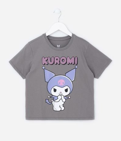 Remera Comfort Infantil con Estampa Kuromi - Talle 5 a 14 años