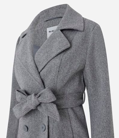 Saco Alargado en Polivelour con Bolsillos 5