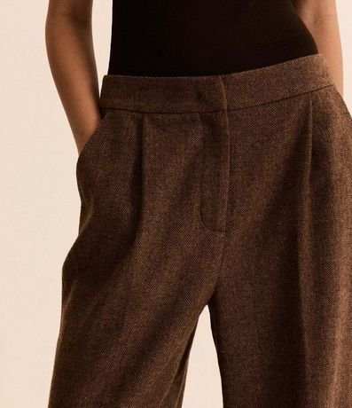 Pantalón Recto en Polivelour Calientita con Cintura Sastre 3