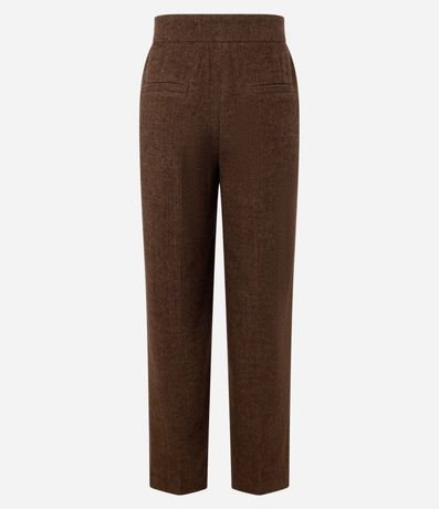 Pantalón Recto en Polivelour Calientita con Cintura Sastre 9