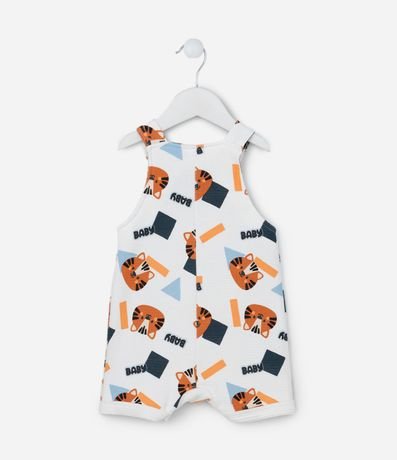 Peto Infantil Texturizada con Estampa Tigrecitos - Talle 0 a 18 meses 2
