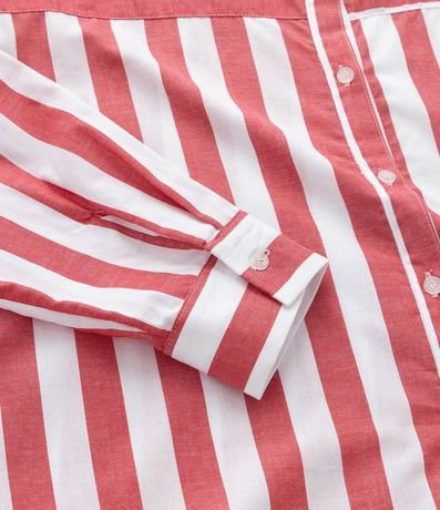 Camisa en Tricolina Rayada Curve & Plus Size 8