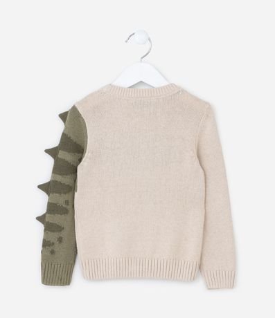 Suéter Infantil con Estampa Interactiva de Dino - Talle 1 a 5 años 2