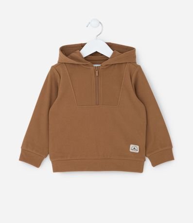 Saco Infantil en Fleece con Capucha y Cremallera - Talle 1 a 5 años