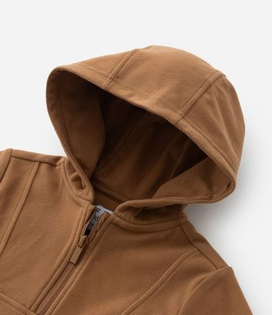Saco Infantil en Fleece con Capucha y Cremallera - Talle 1 a 5 años 4