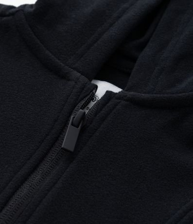 Saco Infantil en Fleece con Capucha y Cremallera - Talle 1 a 5 años 5