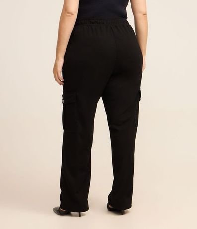 Pantalón en Crepé con Bolsillo Cargo Curve & Plus Size 3
