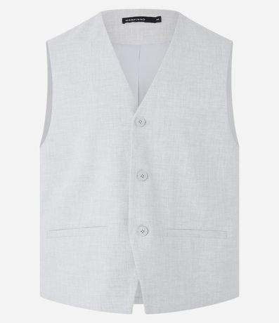 Chaleco en Sastrería con Cuello en V 8