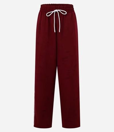 Pantalón Sastrería con Detalle Contrastante y Elástico en la Cintura 5