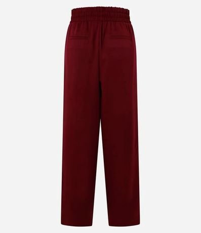 Pantalón Sastrería con Detalle Contrastante y Elástico en la Cintura 6