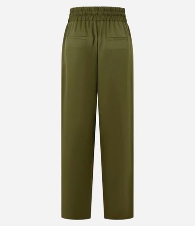 Pantalón Sastrería con Detalle Contrastante y Elástico en la Cintura 6