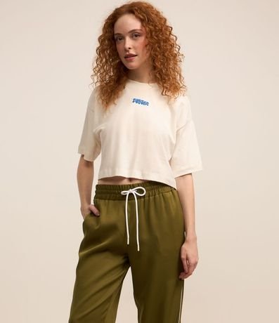 Pantalón Sastrería con Detalle Contrastante y Elástico en la Cintura 2