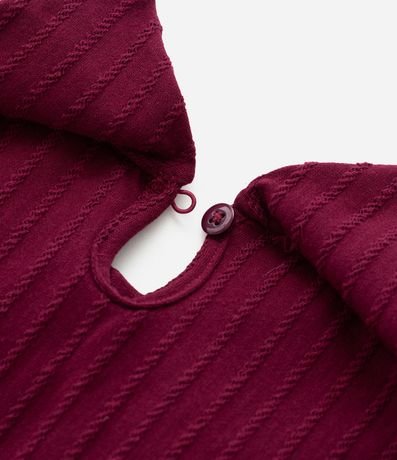 Blusa Infantil Texturizada con Lazo Grande Aplicado - Talle 1 a 6 años 4
