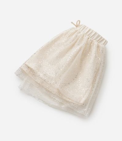 Pollera Infantil en Tule con Brillos - Talle 1 a 6 años 4